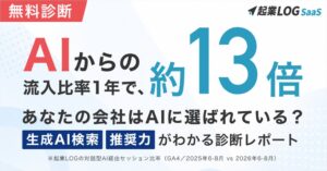 プロトスター、起業LOG SaaSでLLMO対策オプションの販売を開始