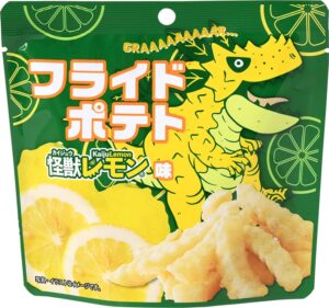 味源、瀬戸内百姓の怪獣レモンを使ったポテトスナック2種を西日本限定発売