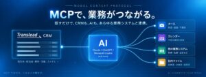 Translead CRMがMCPに対応 AIから対話形式でデータ操作が可能に