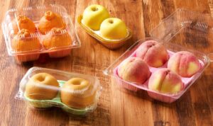 エフピコチューパ、青果売場向け緩衝材フルーツクッションに新色3色を追加