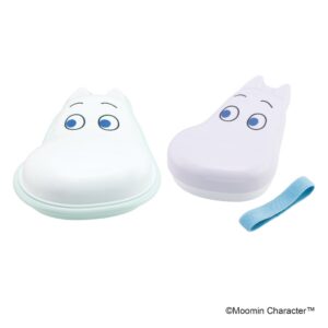 スケーターがムーミンの顔をかたどったランチプレートと弁当箱を新発売