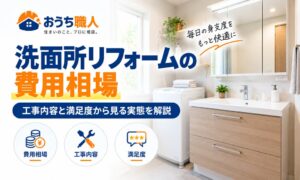 洗面所リフォームの費用は20～50万円未満が最多に　満足度は約9割