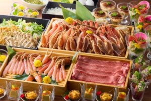 城崎で客室にて蟹しゃぶや焼き蟹などを楽しむ宿泊プランが登場