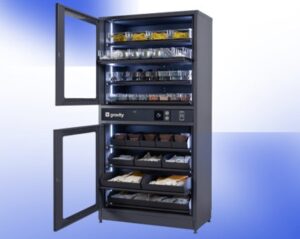小川電機、エストニア発invendor社の無人倉庫GRAVITYを展示
