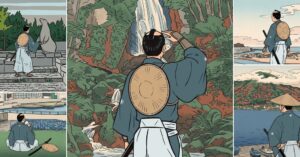 かんざし、津々うららかで浮世絵風情景画の無料提供を開始