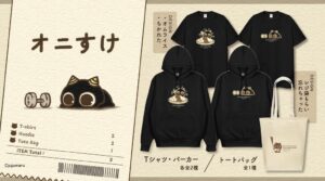 ANIGA-TERでオニすけのアパレルやトートバッグを10月6日から予約販売へ