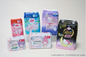 大王製紙 エリスとナチュラのサンリオコラボ商品を11月1日より数量限定発売へ