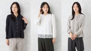 はるやま商事、高機能ラインSOFFICEからジョーゼットブラウス3種を発売へ