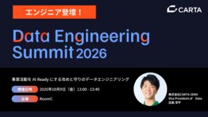 Findy主催のデータ技術イベントにCARTA HOLDINGSが協賛へ