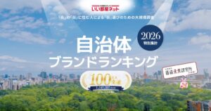 大東建託が自治体ブランドランキング2026関西版を発表 18万人超を調査