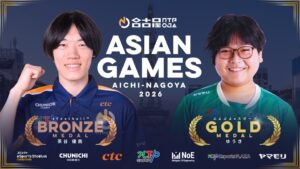 第20回アジア競技大会eスポーツで栗原選手が史上最年少の金、茶谷選手が銅