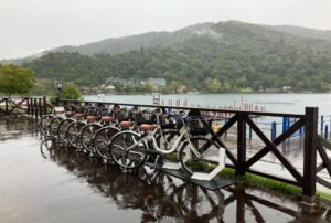 ダイチャリを中禅寺湖遊覧船 船の駅中禅寺に導入 シナネンモビリティPLUS