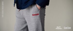 BLUE BLUEとgym masterが別注スウェットコレクションを発売