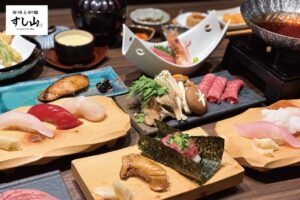 寿司と炉端 すし山 新宿が和牛と茸の出汁しゃぶ付き秋の風雅コースの提供を開始