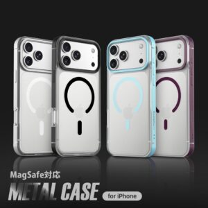 motomo、透明ボディとアルミバンパー融合のiPhone 18 pro用ケース発売