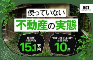 未利用不動産の年間維持費は平均15.1万円 HC.Home’sが管理実態調査