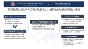 FIAと東京海上ディーアール、地政学・技術流出リスク対策で協業