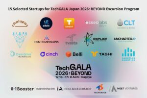 TechGALA Japan 2026に参画する海外スタートアップ15社が決定