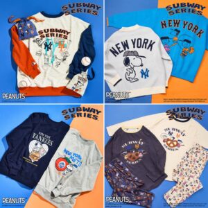 PLAZA、MLBのNY2球団とピーナッツの限定コレクションを10月13日発売へ