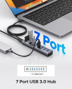 ORICOが7ポートのUSB 3.0ハブを発表 10月17日まで割引を実施