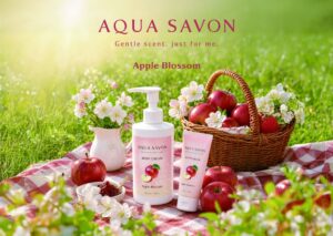 アクア シャボン、アップルブロッサムの香りシリーズを数量限定で発売へ
