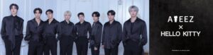 ATEEZとHELLO KITTY BLACK SERIESの限定店、表参道で10月開催へ