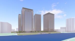 千住大川端地区の複合開発 タウンネームがAQUA GATE 千住大川端に決定