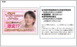 株式会社REGAL CORE、薬機法・景品表示法違反の恐れがある広告実例を調査