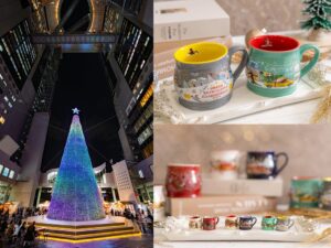 梅田スカイビルでクリスマスイベント開催へ 約25mツリーや限定グッズ登場