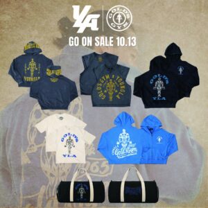 GOLD’S GYM×YoungLAコラボアイテム全6商品、日本国内で初展開へ