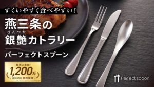 燕三条製パーフェクトスプーン、ダヴィンチクリエイトがMakuakeで先行販売へ