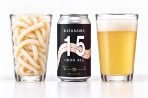 ODORIJI、水沢うどん端材活用のクラフトビールを初回480本限定で発売へ