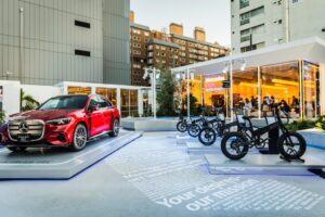 【MATE.BIKE】Mercedes-Benz STUDIO TOKYOにて、インスタレーションと試乗体験イベントを開催！