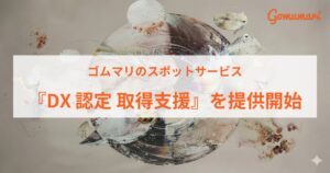 ゴムマリ、経産省『DX認定』の取得支援を50万円（税別）固定で提供開始