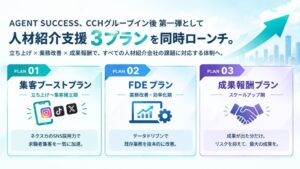 AGENT SUCCESSが人材紹介向け新3プランを2026年10月より提供へ