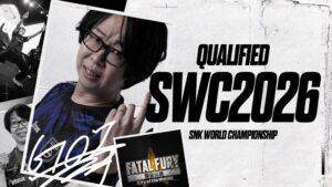 DFMのGO1、SNK世界大会SWC 2026餓狼伝説部門の出場権を獲得