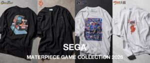 セガの名作ゲーム4作を落とし込んだTシャツが2026年10月13日発売へ