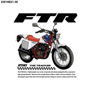 CAMSHOP.JPがHonda FTRデザインのTシャツを楽天市場で取り扱い開始