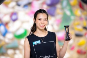 スポーツクライミング中村真緒選手とスポンサー契約を締結　　　　 代表落ちのどん底から世界一へ、「昨日よりも強く」挑む心に共感