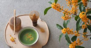 秋の香りを、点てる。WACHA、季節限定「金木犀抹茶（OSMANTHUS MATCHA）」を発表