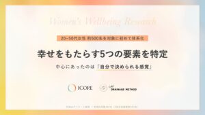 現代女性のウェルビーイング研究で幸せをもたらす5要素を特定