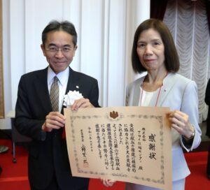 サカイ引越センター 厚生労働大臣感謝状を受領 11年連続で献血活動を実施