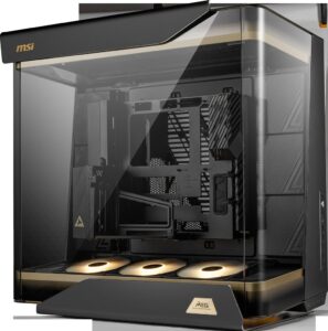 MSI、曲面ガラス採用プレミアムPCケース「MEG MAESTRO 900R」と110°曲面2K AMOLEDディスプレイ搭載水冷クーラー「MEG CORELIQUID E15 360」を発売