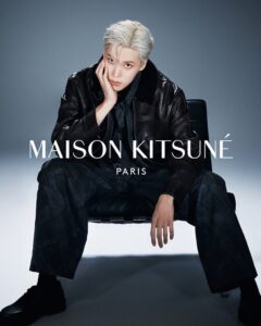 Maison KitsunéがATEEZのYUNHOを起用した2026年秋冬ビジュアルを公開
