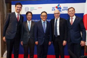 日伊外交関係樹立160周年記念、在日イタリア大使館で初の「Motorsport Day 2026」開催。三笠宮瑶子女王殿下ご臨席、豊田章男氏ら約200名が集結