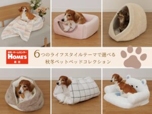 島忠が2026年秋冬向けペットベッド発売 6つのスタイル提案で展開