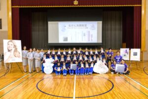 スポーツに取り組む高校生の約８割が「肌悩み」を実感、汗をかいた後に“石けん洗顔”を体験／山梨発・アルソア×VC山梨が「バレーボール＆石けん洗顔教室」を地元高校で開催