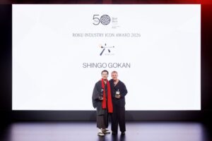 SG Groupファウンダー 後閑信吾が「Roku Industry Icon Award」を受賞
