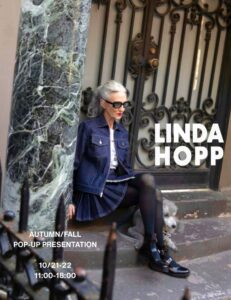 NYファッション界のレジェンドが生んだ新鋭デニムブランド『LINDA HOPP』、MADE IN JAPANに挑む。10月21日・22日、代官山で期間限定ポップアップストア開催。