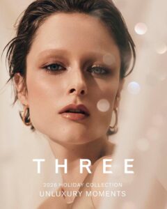 THREEが青みハイライトなどのホリデーコレクションを限定発売へ